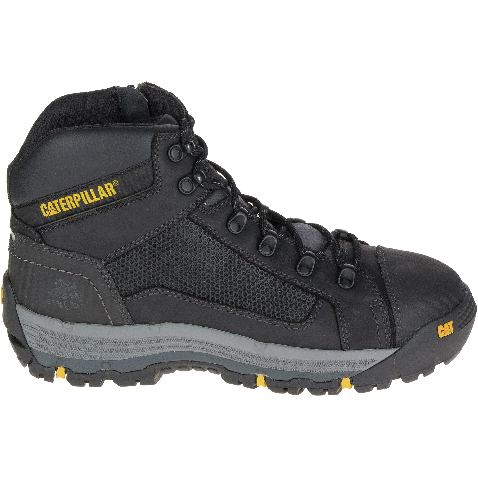 Caterpillar Men's Convex St Mid Work Boots Black CAT-83064